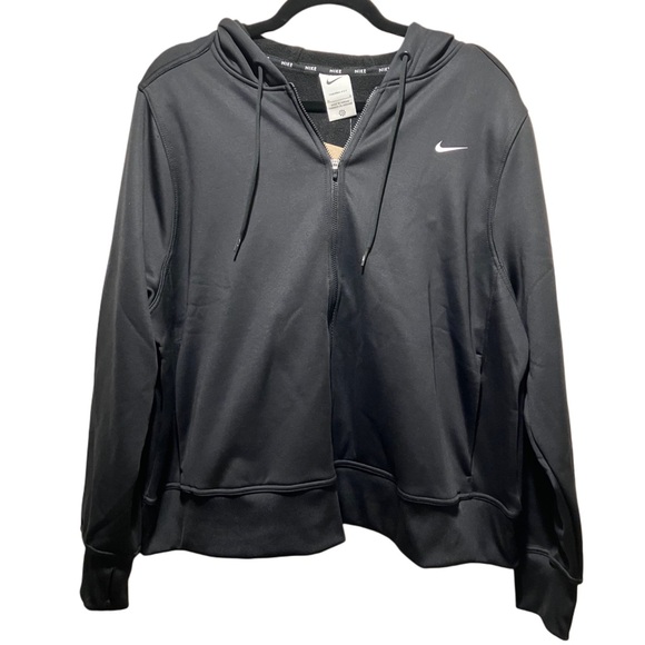 Nike‎ Black Full-Zip Therma-Fit Soft Hoodie NWT Size 1X - Picture 3 of 11